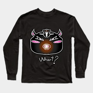 What cow funny black Long Sleeve T-Shirt